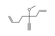 4-ethynyl-4-methoxyocta-1,7-diene Structure