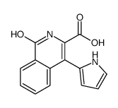 1-oxo-4-(1H-pyrrol-2-yl)-2H-isoquinoline-3-carboxylic acid Structure