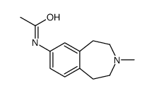 N-(3-methyl-1,2,4,5-tetrahydro-3-benzazepin-7-yl)acetamide结构式