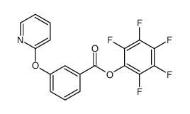 (2,3,4,5,6-pentafluorophenyl) 3-pyridin-2-yloxybenzoate Structure