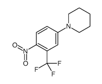 Piperidine, 1-[4-nitro-3-(trifluoromethyl)phenyl]结构式