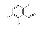 2-Bromo-3,6-difluorobenzaldehyde Structure