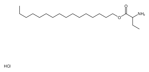 hexadecyl 2-aminobutanoate,hydrochloride结构式