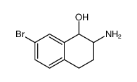 1-Naphthalenol, 2-amino-7-bromo-1,2,3,4-tetrahydro结构式
