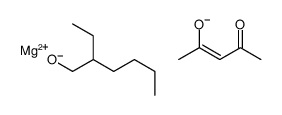 (2-ethylhexan-1-olato)(pentane-2,4-dionato-O,O')magnesium结构式