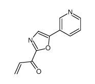 1-(5-Pyridin-3-yl-oxazol-2-yl)-propenone结构式