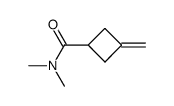 3-methylene-cyclobutanecarboxylic acid dimethylamide Structure