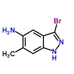 3-Bromo-6-methyl-1H-indazol-5-amine picture