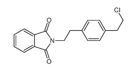 2-[2-[4-(2-chloroethyl)phenyl]ethyl]isoindole-1,3-dione结构式