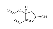 3-(3'-R-Hydroxycyclopent-1-enyl)-Z-propensaeure-1,5'-R-lacton Structure