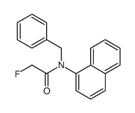 N-Benzyl-2-fluoro-N-(1-naphtyl)acetamide结构式