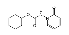(2-oxo-2H-[1]pyridyl)-carbamic acid cyclohexyl ester Structure
