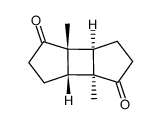 2,7-dimethyl-tricyclo[5.3.0.02,6]decane-3,8-dione结构式