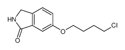 6-(4-chloro-butoxy)-2,3-dihydro-isoindol-1-one Structure