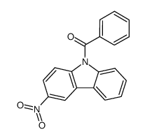 9-benzoyl-3-nitro-carbazole结构式