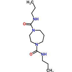 N,N'-Dipropyl-1,4-diazepane-1,4-dicarboxamide结构式