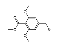methyl-4-bromomethyl-2,6-dimethoxy benzoate Structure