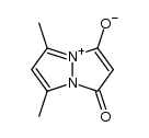 anhydro-5,7-dimethyl-1-hydroxy-3-oxopyrazolo[1,2-a]pyrazolium hydroxide Structure