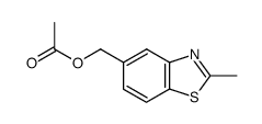 5-Benzothiazolemethanol,2-methyl-,acetate(6CI) Structure
