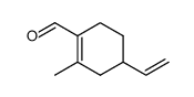 2-methyl-4-vinylclohex-1-enecarbaldehyde Structure