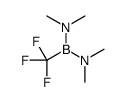 N-[dimethylamino(trifluoromethyl)boranyl]-N-methylmethanamine Structure