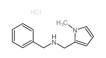 Benzyl-(1-methyl-1H-pyrrol-2-ylmethyl)-amine hydrochloride Structure