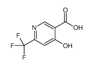 4-Hydroxy-6-trifluoromethyl-nicotinic acid structure