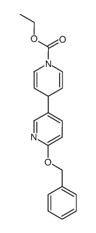 ethyl 6-(benzyloxy)-[3,4'-bipyridine]-1'(4'H)-carboxylate结构式