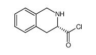 (S)-1,2,3,4-tetrahydroisoquinoline-3-carbonyl chloride Structure