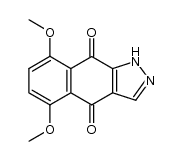 5,8-dimethoxybenz[f]indazole-4,9-dione结构式