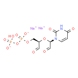 URIDINE 5'-DIPHOSPHATE, PERIODATE OXIDIZED SODIUM SALT结构式