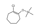 ((2-chlorocyclohept-1-en-1-yl)oxy)trimethylsilane结构式