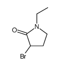 3-bromo-1-ethylpyrrolidin-2-one结构式