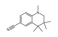 6-cyano-3,3,4,4-tetramethyl-N-methyl-1,2,3,4-tetrahydroquinoline Structure