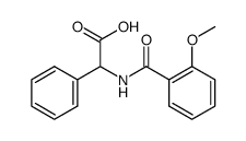 N-(2-Methoxybenzoyl)-C-phenylglycine结构式