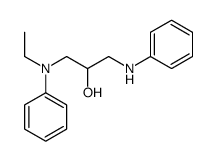 1-anilino-3-(N-ethylanilino)propan-2-ol Structure