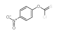 Carbonochloridothioicacid, O-(4-nitrophenyl) ester structure