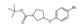 1-N-Boc-3-(4-溴苯氧基)吡咯烷图片
