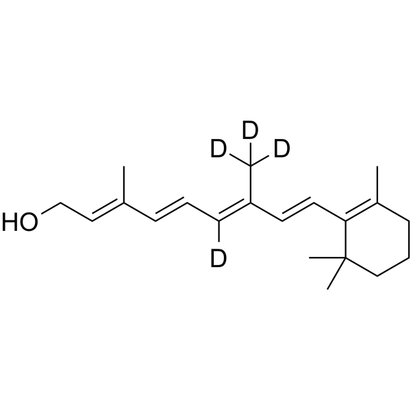 Retinol-d4结构式