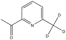 2-Acetyl-6-(methyl-d3)pyridine结构式