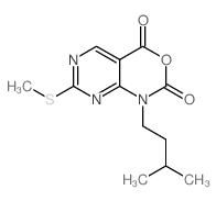 1-ISOPENTYL-7-(METHYLTHIO)-1H-PYRIMIDO[4,5-D][1,3]OXAZINE-2,4-DIONE Structure