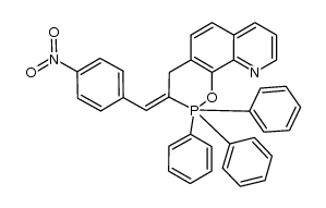 3,4-dihydro-2,2,2-triphenyl-3-(4-nitrobenzylidene)-2H-1,2-oxaphosphino[5,6-h]quinoline Structure