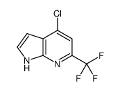 4-chloro-6-(trifluoromethyl)-1H-pyrrolo[2,3-b]pyridine Structure