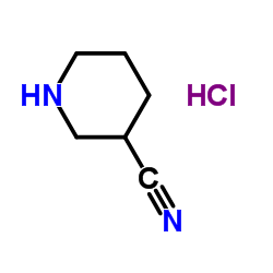 3-Piperidinecarbonitrile hydrochloride (1:1) Structure