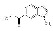 Methyl 1-Methylindole-6-carboxylate structure