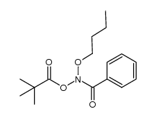 N-butoxy-N-(2,2-dimethylpropanoyloxy)benzamide结构式