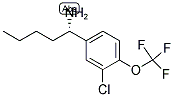 (1S)-1-[3-CHLORO-4-(TRIFLUOROMETHOXY)PHENYL]PENTYLAMINE Structure