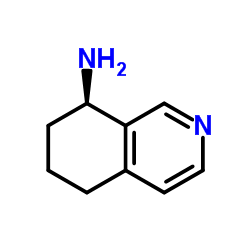 (8R)-5,6,7,8-Tetrahydro-8-isoquinolinamine Structure