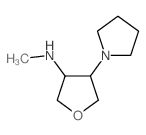 N-Methyl-4-(pyrrolidin-1-yl)tetrahydrofuran-3-amine Structure
