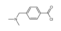 4-(N,N-dimethylaminomethyl) benzoyl chloride Structure